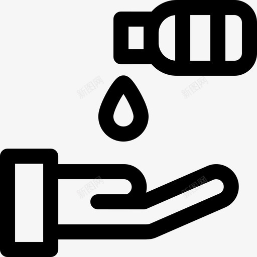 水醇凝胶冠状病毒预防6线性svg_新图网 https://ixintu.com 水醇 凝胶 冠状 病毒 预防 线性