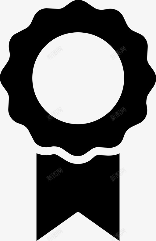 奖品徽章冠军svg_新图网 https://ixintu.com 奖品 徽章 冠军 奖章 优胜者