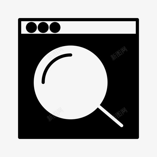 互联网搜索搜索引擎网络浏览svg_新图网 https://ixintu.com 搜索 互联网 网络 搜索引擎 浏览 网上冲浪 用户界面 字形