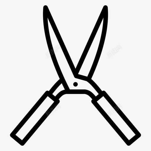 割草机农业园艺svg_新图网 https://ixintu.com 农业 割草机 园艺 剪刀 修剪机