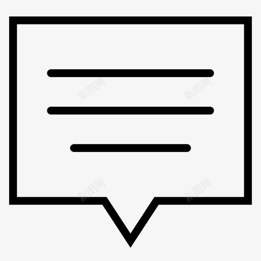 沟通意见评论svg_新图网 https://ixintu.com 沟通 意见 评论 演讲 气泡 28个 信息技术 线图 图标