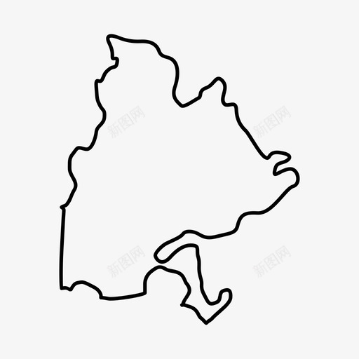 魁北克地图北美svg_新图网 https://ixintu.com 地图 魁北克 北美 风险 领土 轮廓