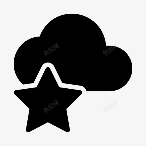 云之星计算云svg_新图网 https://ixintu.com 之星 计算 服务器