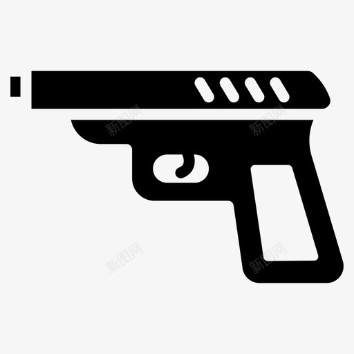 射击手枪枪猎枪svg_新图网 https://ixintu.com 射击 手枪 猎枪 武器 一套 体育 奖励 字形 矢量 矢量图 图标