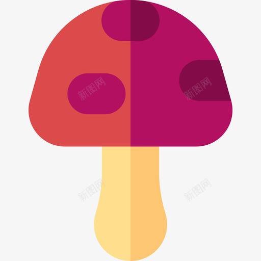 蘑菇过敏42扁平svg_新图网 https://ixintu.com 蘑菇 过敏 扁平