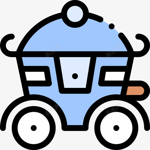 马车游行39线颜色svg_新图网 https://ixintu.com 马车 游行 颜色