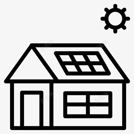 太阳能屋农家乐家庭svg_新图网 https://ixintu.com 太阳能 农家乐 家庭 夏季