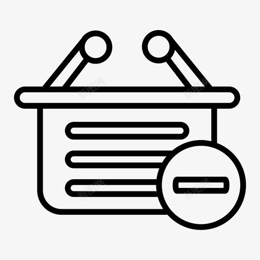 购物篮买减svg_新图网 https://ixintu.com 购物篮 购物