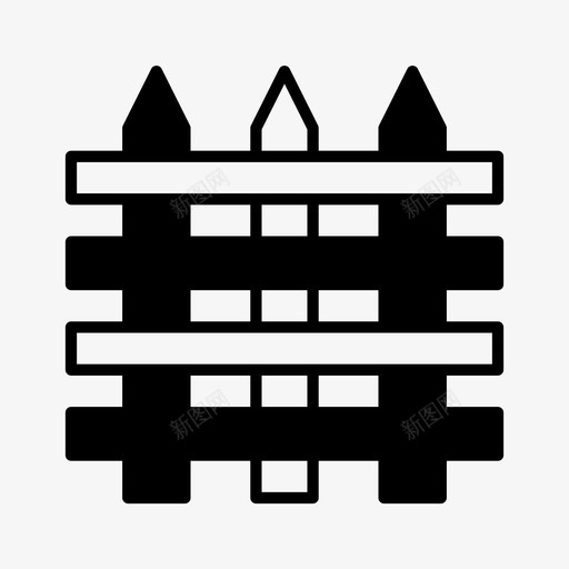 边界入口围栏svg_新图网 https://ixintu.com 入口 边界 围栏 跨栏 公园 徒步旅行 露营 雕文