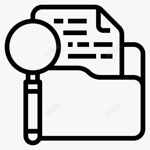 审核业务文档svg_新图网 https://ixintu.com 审核 业务 文档 检查员 人力资源 大纲 图标