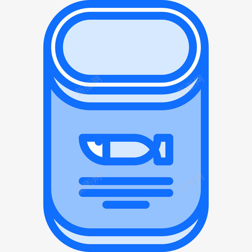 罐装食品室外21蓝色svg_新图网 https://ixintu.com 罐装 食品 室外 蓝色