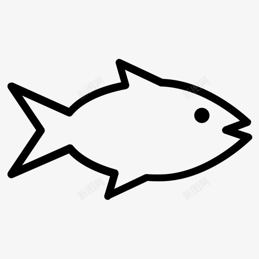 鱼烤肉餐svg_新图网 https://ixintu.com 烤肉 海鲜 牛排