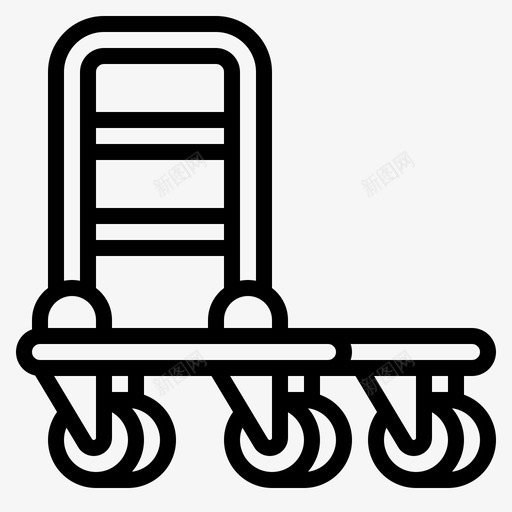 手推车送货装运svg_新图网 https://ixintu.com 手推车 送货 装运 运输 超市