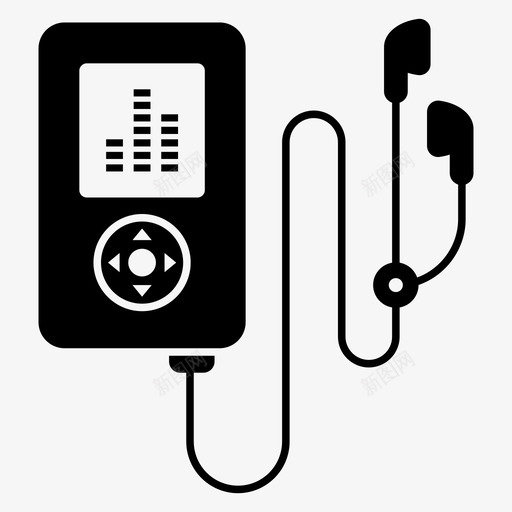 mp3播放器ios设备ipodsvg_新图网 https://ixintu.com mp3 播放器 ios 设备 ipod 音乐 随身听 电脑硬件 字形 图标