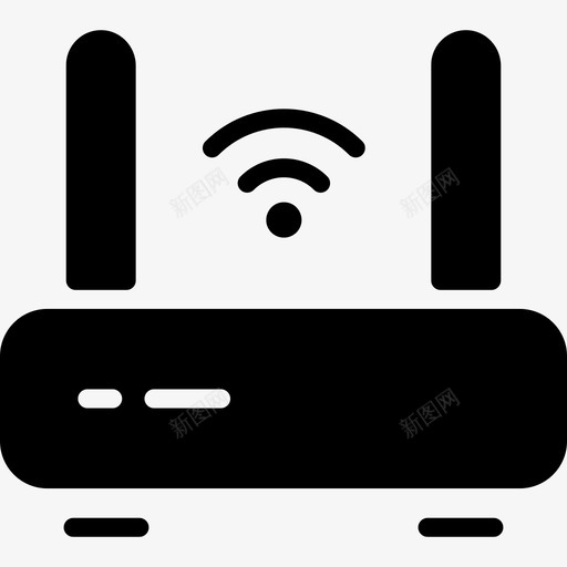 路由器互联网技术27填充svg_新图网 https://ixintu.com 路由器 互联网 技术 填充