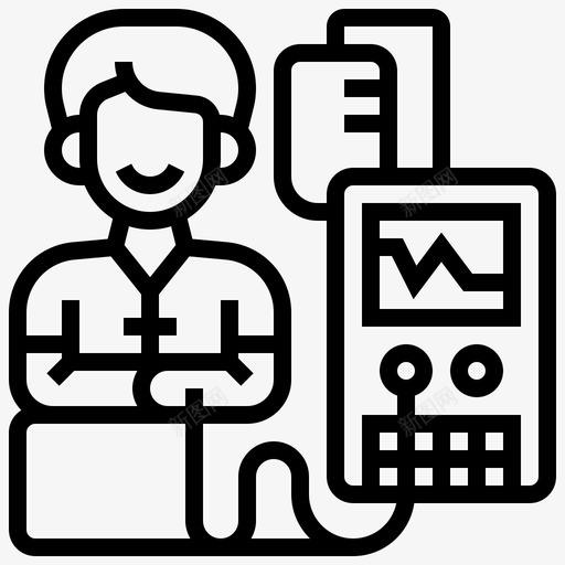 透析血液机器svg_新图网 https://ixintu.com 透析 血液 机器 净化 治疗 器官 捐献