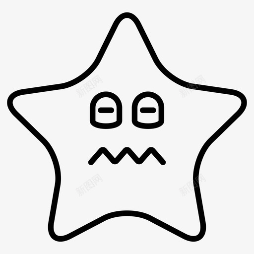 星星表情符号疲惫svg_新图网 https://ixintu.com 表情 星星 符号 疲惫 睡眠
