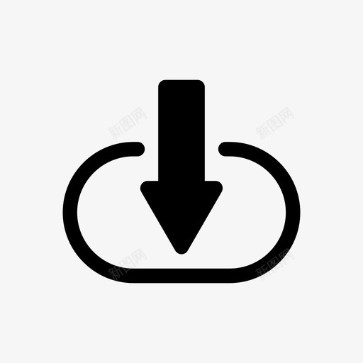 下载按钮控制svg_新图网 https://ixintu.com 下载 按钮 控制 箭头 多媒体