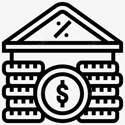 利息银行收费svg_新图网 https://ixintu.com 利息 银行 收费 贷款 利率 金融 危机 额度 0000020