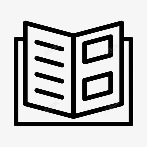 纸质书课程照片svg_新图网 https://ixintu.com 纸质 课程 照片 学习 学生
