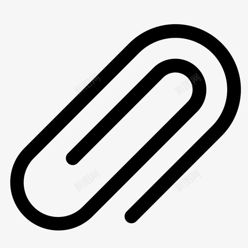 别针附件附加书签标记链接线性svg_新图网 https://ixintu.com 别针 附件 附加 书签 标记 链接 线性