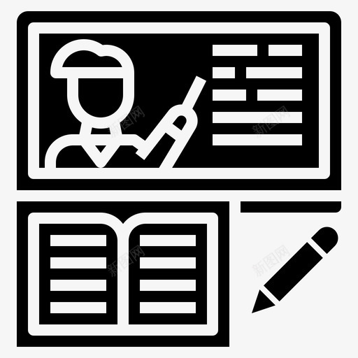 在线学习在线教育48扎实svg_新图网 https://ixintu.com 在线学习 在线教育 扎实