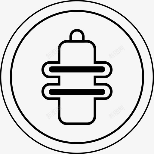 绝缘子svg_新图网 https://ixintu.com 绝缘子 单色