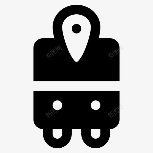 移动街道公共汽车gps导航点svg_新图网 https://ixintu.com 移动 街道 公共汽车 gps 导航 位置 实心
