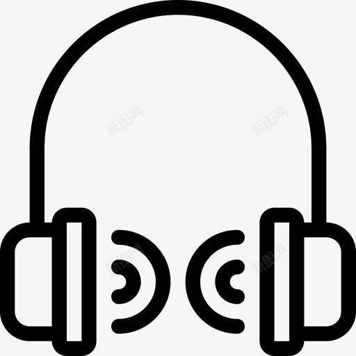 耳机音乐听音乐音乐svg_新图网 https://ixintu.com 音乐 耳机 声音 无处不在