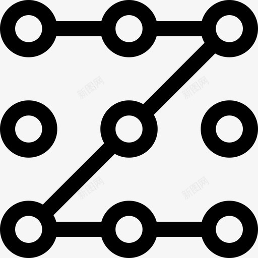 密码网络安全51线性svg_新图网 https://ixintu.com 密码 网络安全 线性