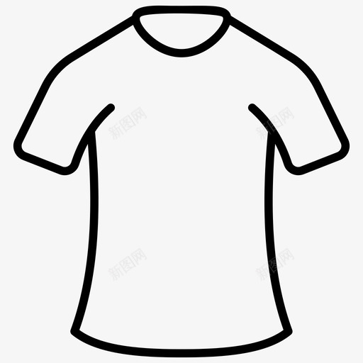 t恤休闲衬衫运动衫svg_新图网 https://ixintu.com 休闲 衬衫 运动衫 毛衣 衣服 配件 系列 列线 向量 图标