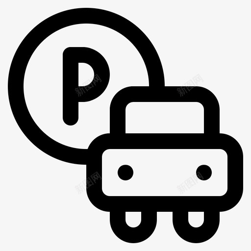 停车场交通代客泊车svg_新图网 https://ixintu.com 停车场 交通 代客 泊车 停车