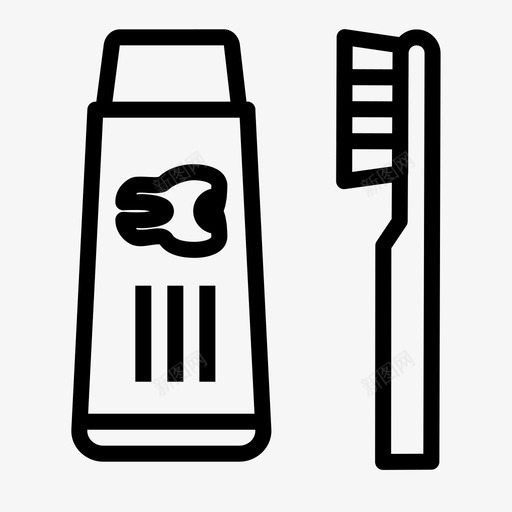 牙刷洁牙剂早晨svg_新图网 https://ixintu.com 牙刷 洁牙剂 早晨 本质