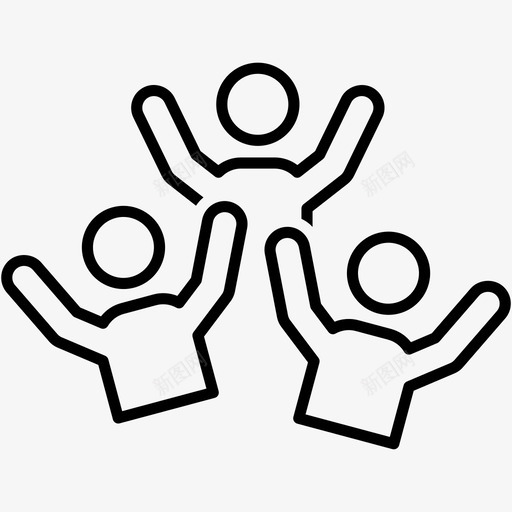 观众人群人svg_新图网 https://ixintu.com 观众 人群 羽毛球 大纲