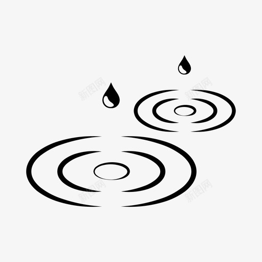 雨滴自然户外svg_新图网 https://ixintu.com 雨滴 雨季 自然 户外 季节 天气