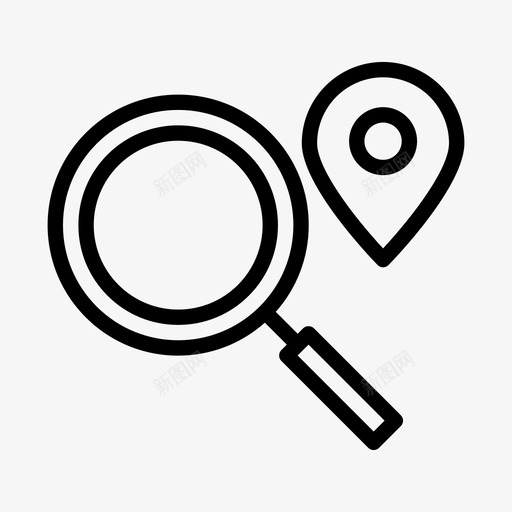 搜索位置查找gpssvg_新图网 https://ixintu.com 搜索 位置 查找 gps 跟踪 自然 户外 领域