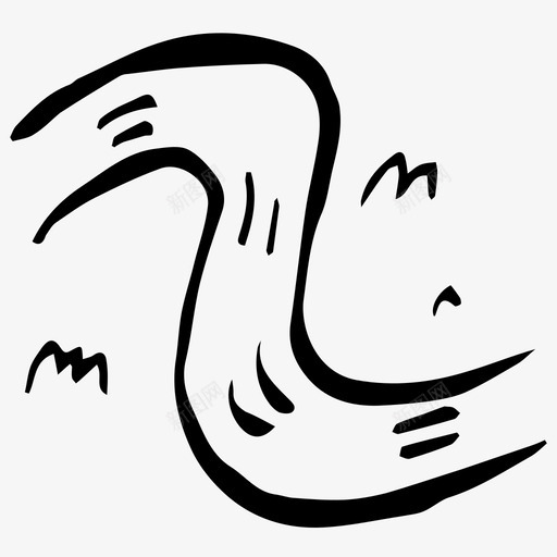 河流地理手绘svg_新图网 https://ixintu.com 河流 地理 手绘 溪流