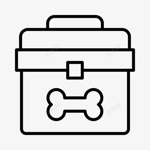 兽医动物骨头svg_新图网 https://ixintu.com 兽医 动物 骨头 小狗 用品 宠物