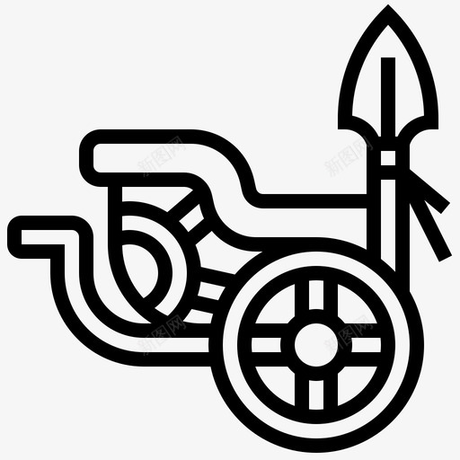 战车古代战斗svg_新图网 https://ixintu.com 古代 战车 战斗 希腊 战争 希腊语