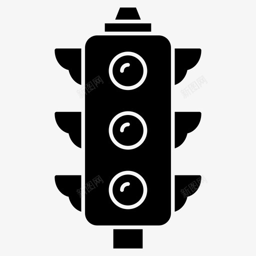 交通信号指示灯道路标志svg_新图网 https://ixintu.com 交通 信号 指示灯 道路 标志 信号灯 字形 矢量 矢量图 图标