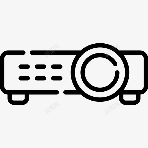投影仪电子设备32线性svg_新图网 https://ixintu.com 投影仪 电子设备 线性
