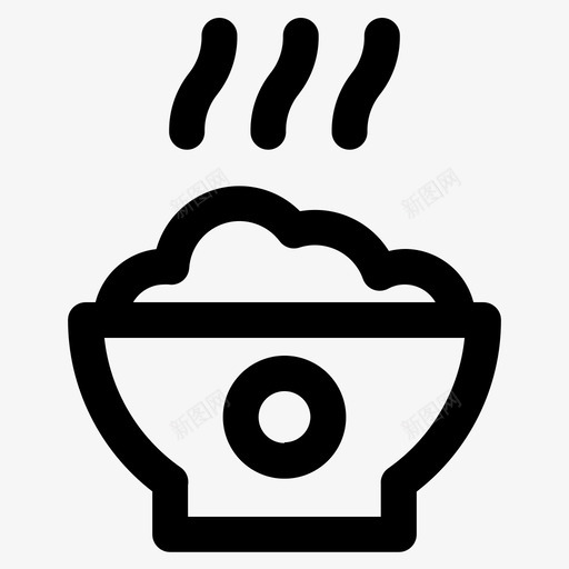 米饭早餐吃svg_新图网 https://ixintu.com 米饭 早餐 食物 饮料