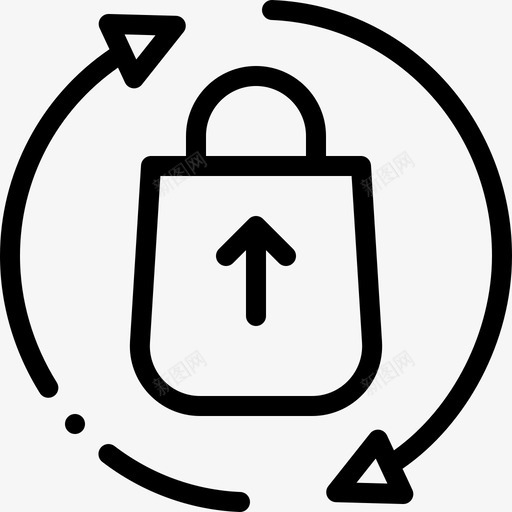 可回收负责任消费线性svg_新图网 https://ixintu.com 可回收 负责任 消费 线性