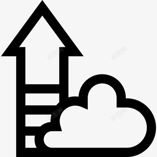 上传云计算和网络10线性svg_新图网 https://ixintu.com 上传 云计算 网络 线性