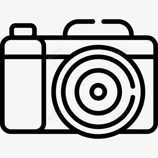 相机业余爱好自由时间6线性svg_新图网 https://ixintu.com 相机 业余爱好 自由 时间 线性