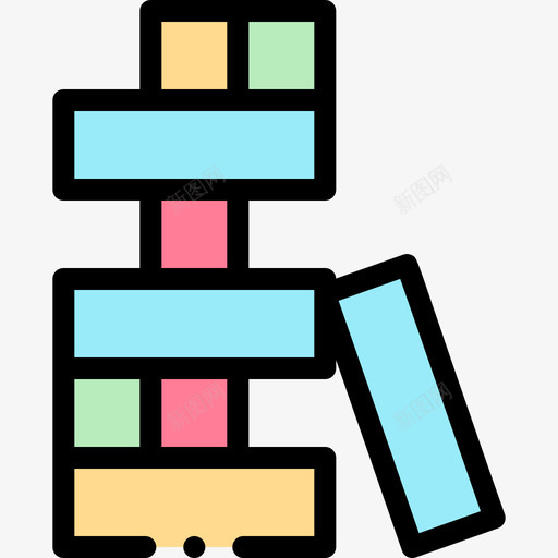 詹加休闲活动在家1线性颜色svg_新图网 https://ixintu.com 詹加 休闲活动 在家 线性 颜色