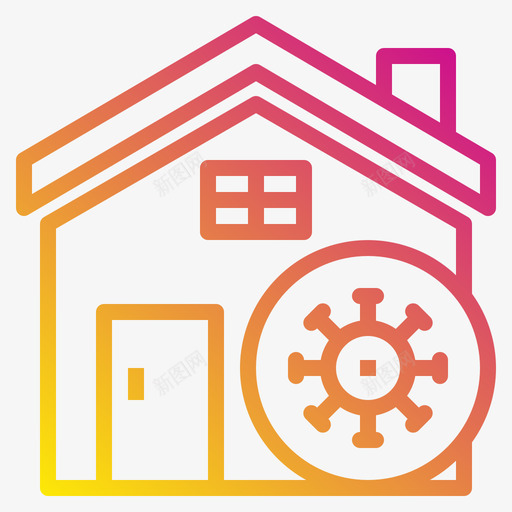 House冠状病毒160梯度svg_新图网 https://ixintu.com House 冠状 病毒 梯度