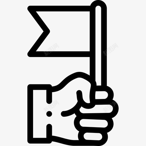 旗子41胜直线型svg_新图网 https://ixintu.com 旗子 直线 线型