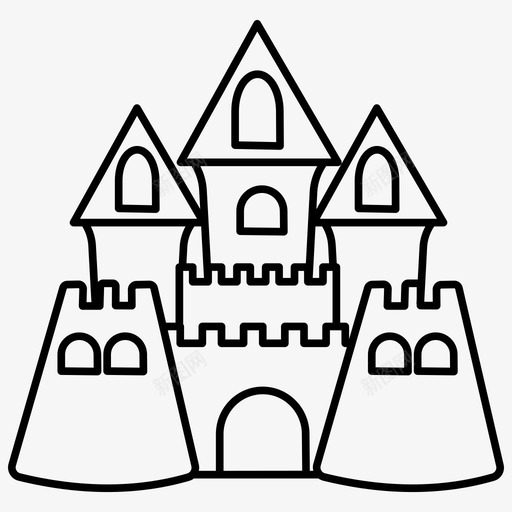 战斗城堡战斗堡垒儿童玩具svg_新图网 https://ixintu.com 城堡 战斗 堡垒 儿童玩具 童话 皇家 宫殿 矢量 矢量图 图标