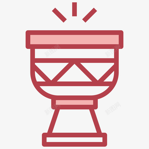 铜鼓巴西嘉年华41号红色svg_新图网 https://ixintu.com 铜鼓 巴西 嘉年华 41号 红色